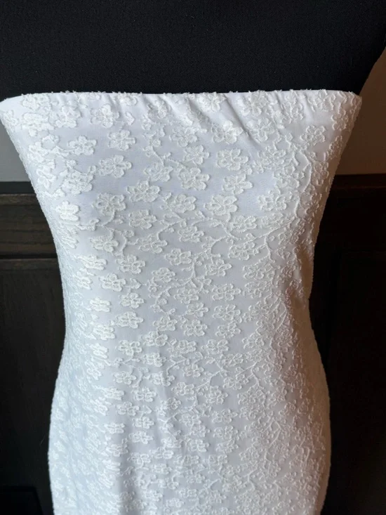 Strapless White Lace Maxi Dress NWOT Large - Picture 6 of 7